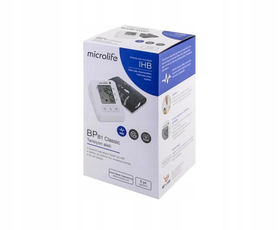 SHOULDER BLOOD PRESSURE MONITOR MICROLIFE BP B1 CLASSIC AUTOMATIC Medical device type medical device or in-vitro diagnostic medical device