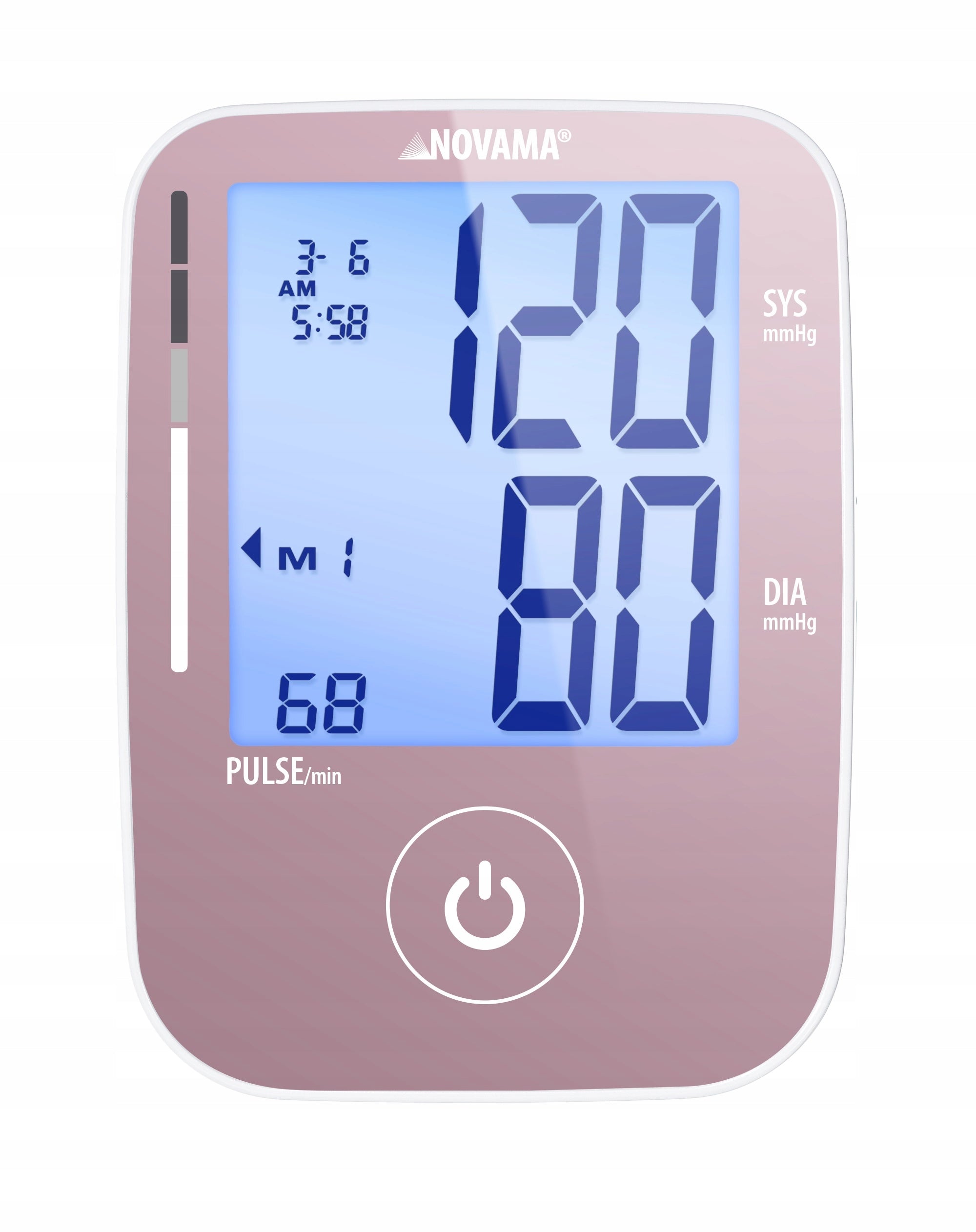 SHOULDER BLOOD PRESSURE MONITOR NOVAMA PRIME+ POWER SUPPLY ACCURACY ESH ARRHYTHMIA Medical device type medical device or in-vitro diagnostic medical device