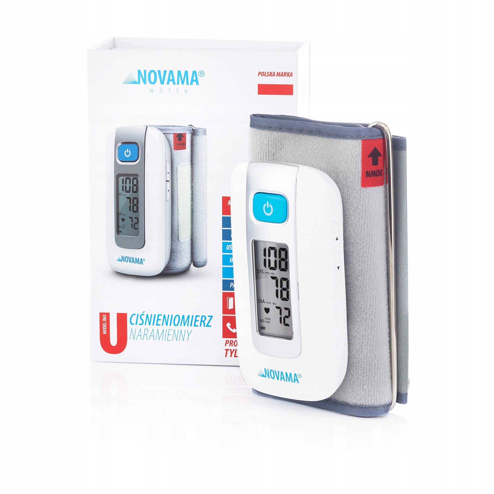 SHOULDER BLOOD PRESSURE MONITOR NOVAMA WHITE U