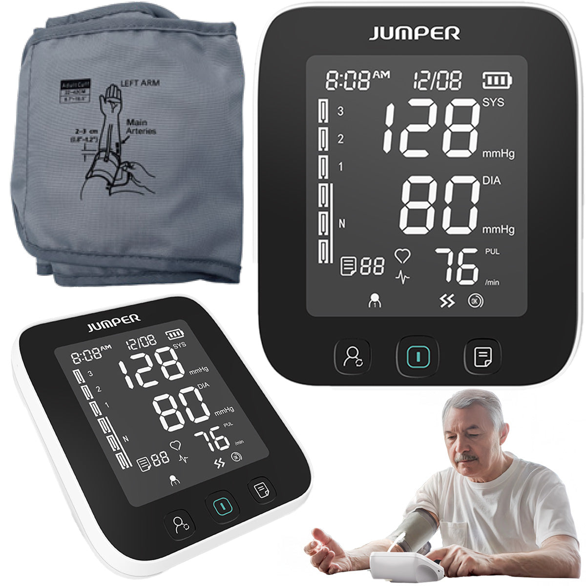 SHOULDER MEDICAL Blood Pressure Monitor Jumper JPD-HA101 electronic shoulder
