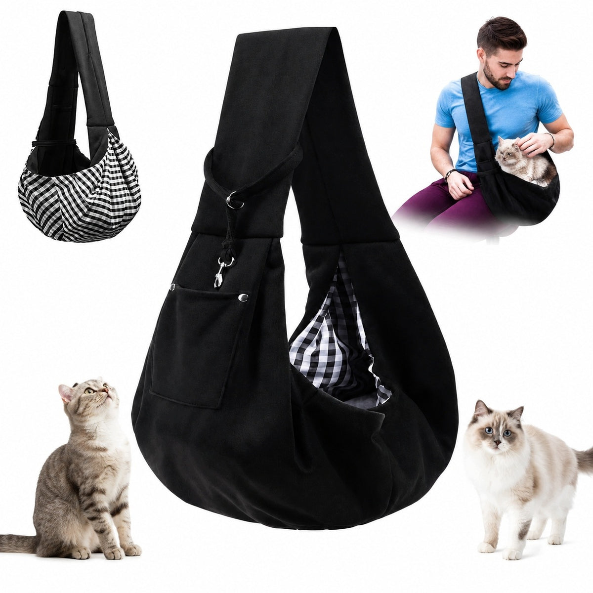 SHOULDER NET FOR TRANSPORTING DOG AND ANIMALS, BACKPACK
