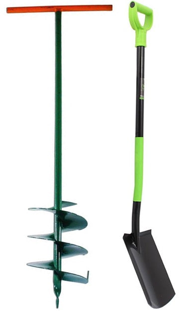 SHOVEL + DRILL SET SOIL SPADE 110 DIMPLE