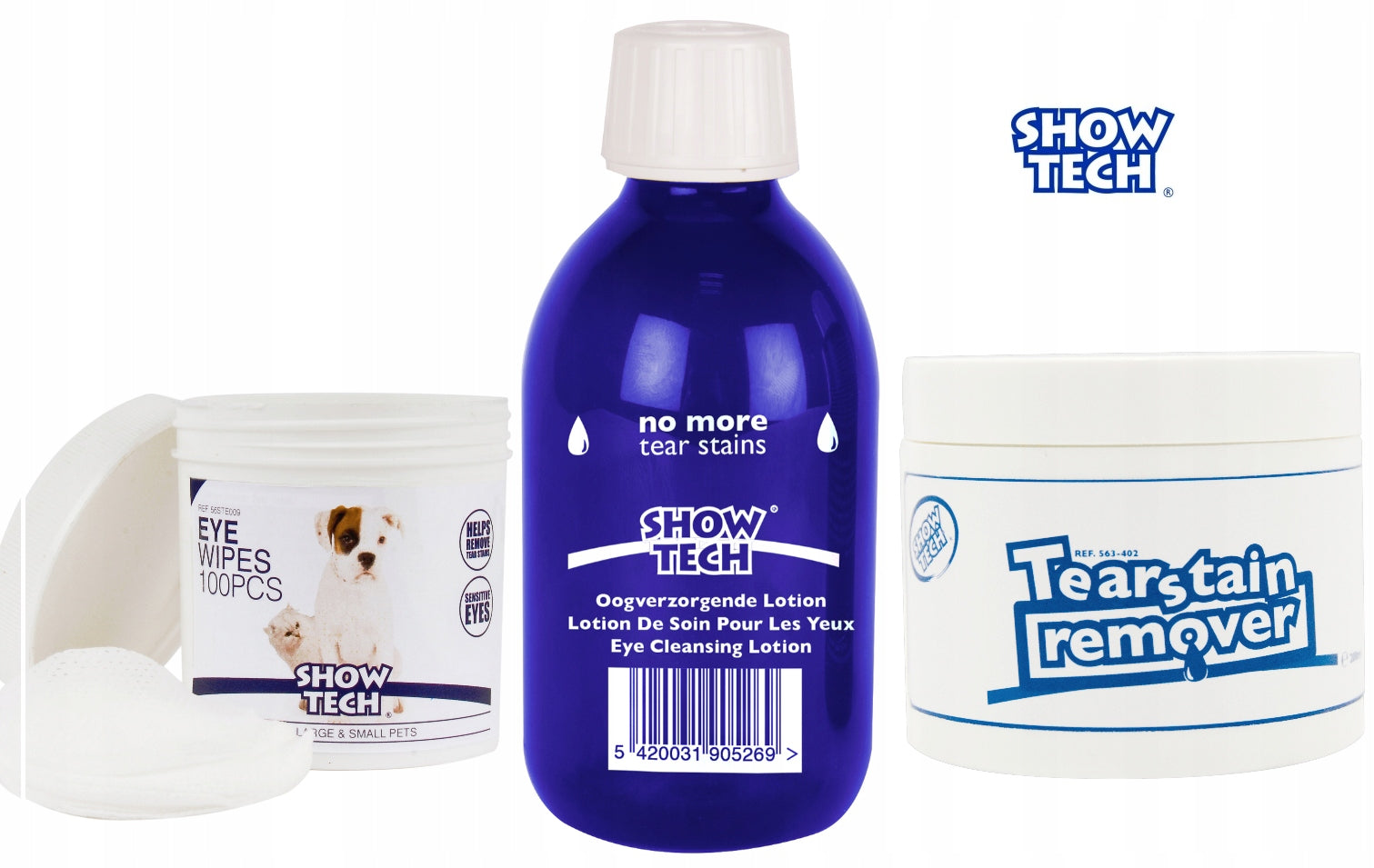 Show Tech Tränenfleckenentferner für Haustiere, 100 ml 