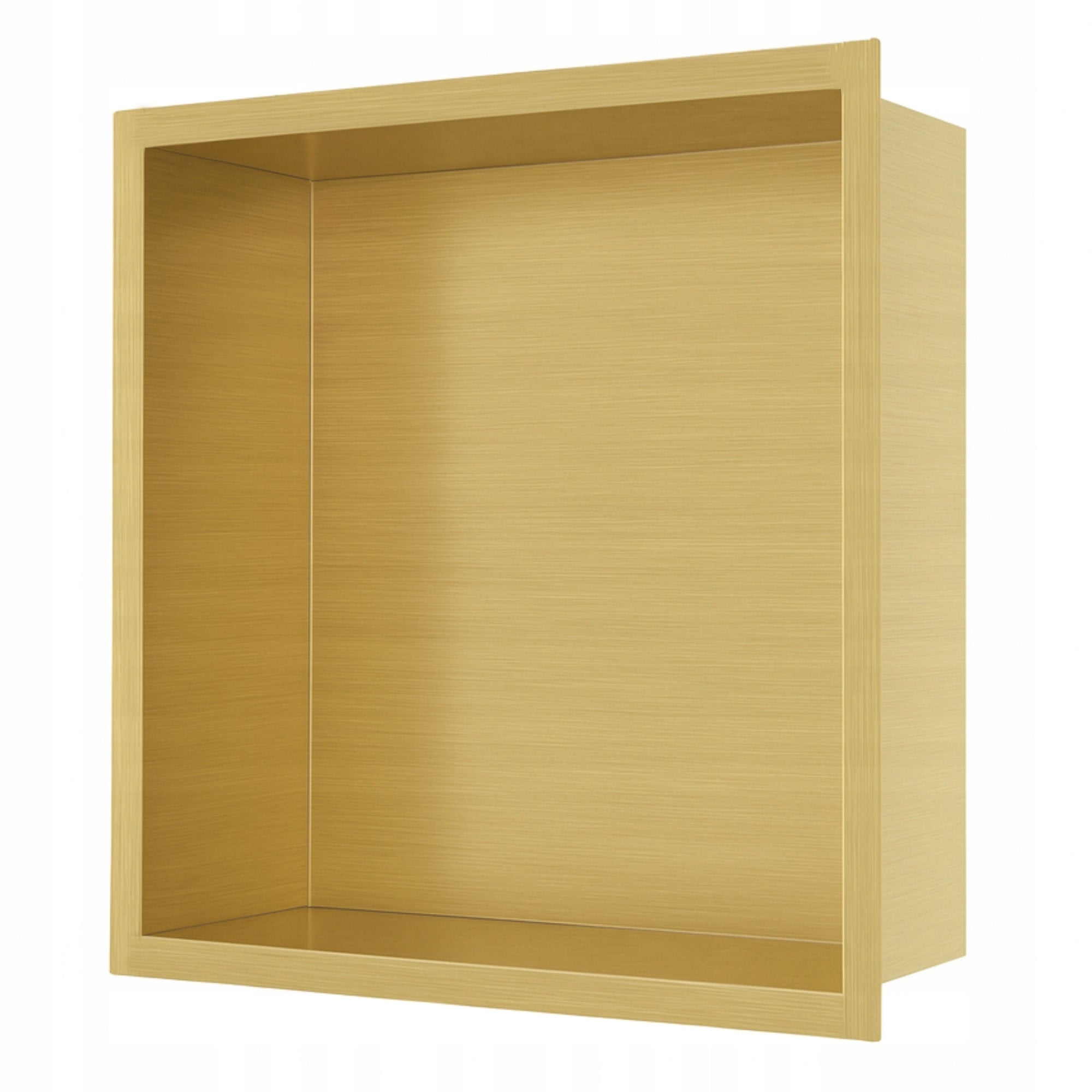 SHOWER BATHROOM SHELF 30x30x10 gold GOLD BUILT-IN WAVE Brand Estiva