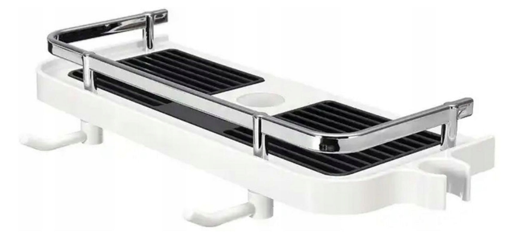 SHOWER BATHROOM SHELF FOR SHOWER ROD SUSPENDED Packaging status original