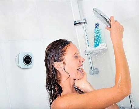 SHOWER SPEAKER BLUETOOTH RADIO FOR BATHROOM RADIO FM LED ALARM USB C Brand Medion
