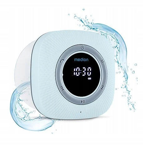 SHOWER SPEAKER BLUETOOTH RADIO FOR BATHROOM RADIO FM LED ALARM USB C