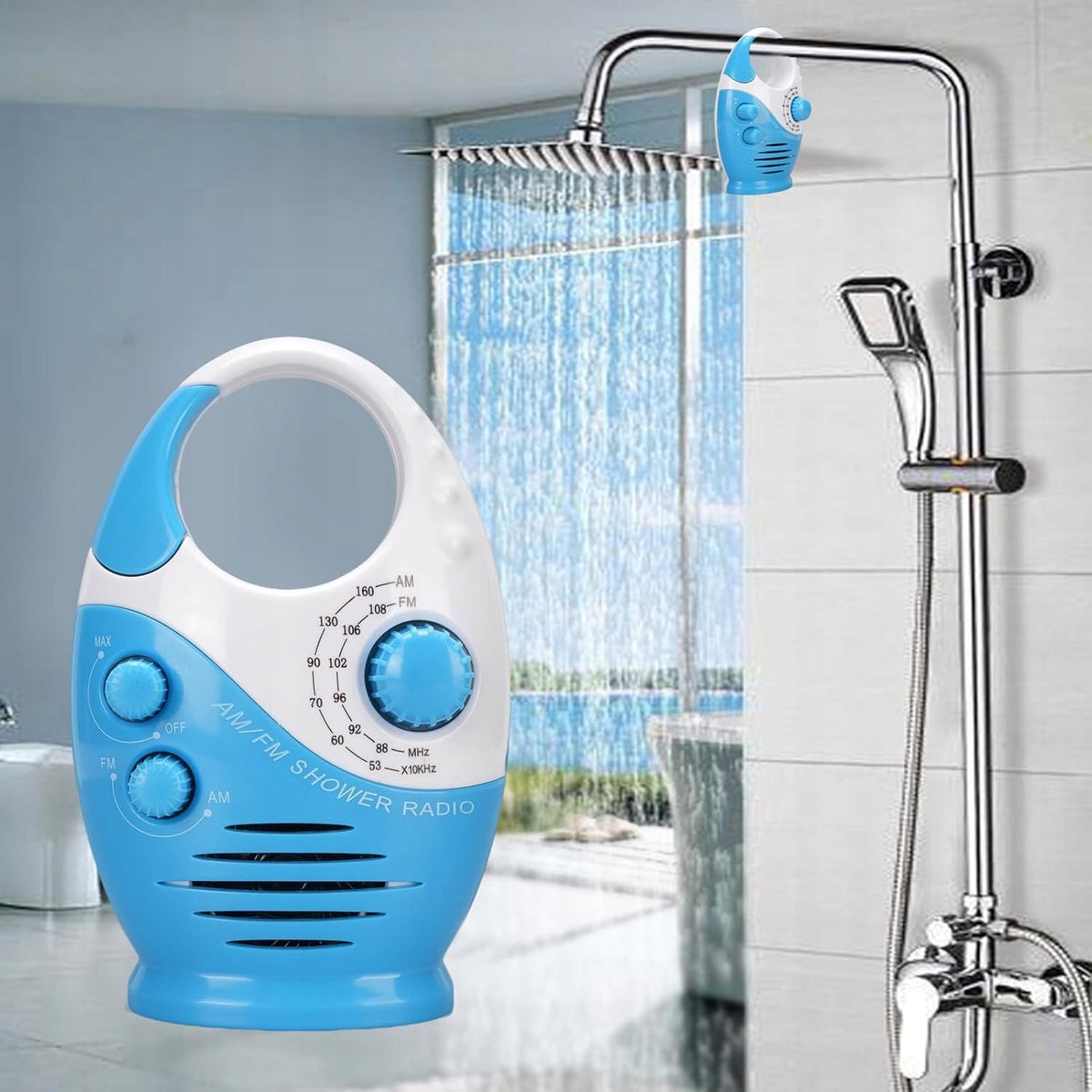 SHOWER SPEAKER FOR BATHROOM RADIO FM WATERPROOF Brand no brand