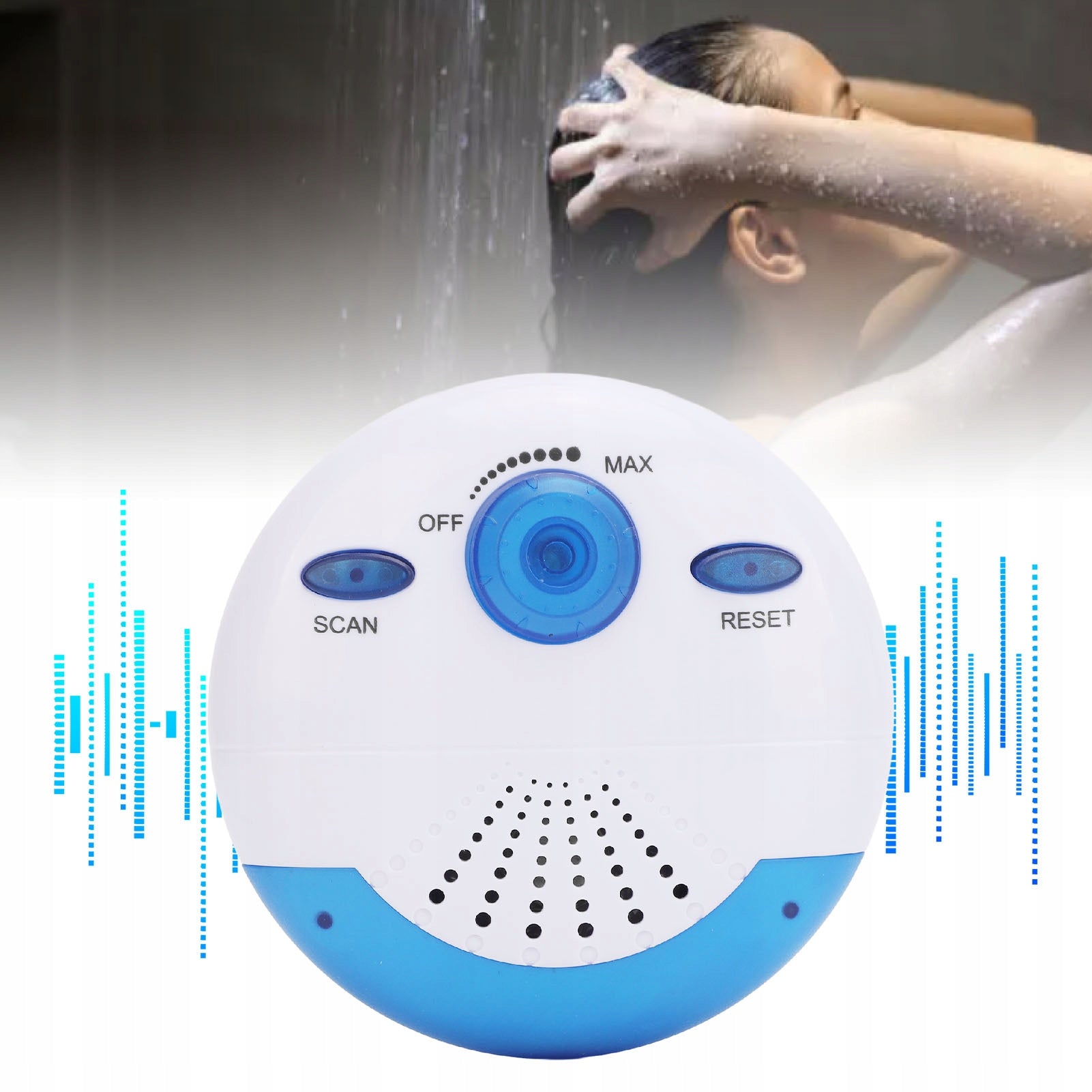 SHOWER SPEAKER SHOWER RADIO FOR BATHROOM RADIO FM ALARM EAN (GTIN) 6902108544223