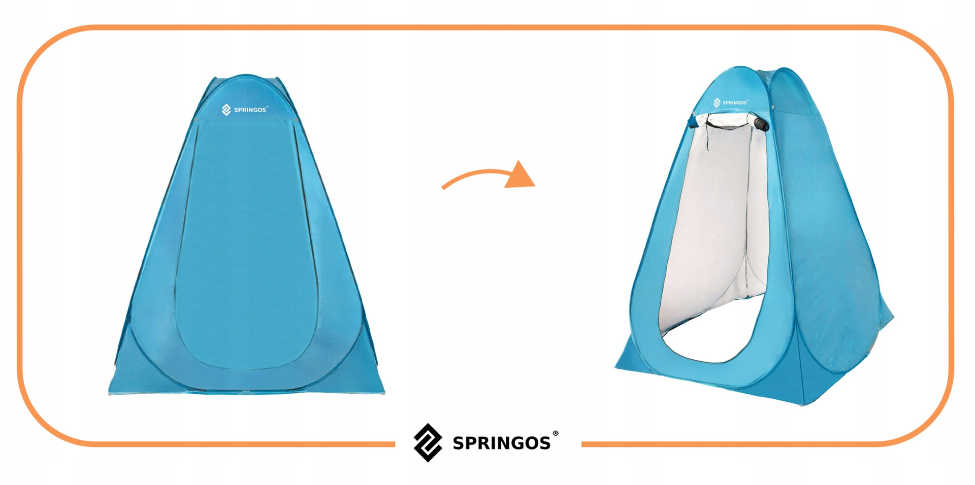 SHOWER TENT TOILET CHANGING ROOM PORTABLE CAMPING BEACH Model PT025 NAMIOT POP UP 120 x 120 x 190 cm