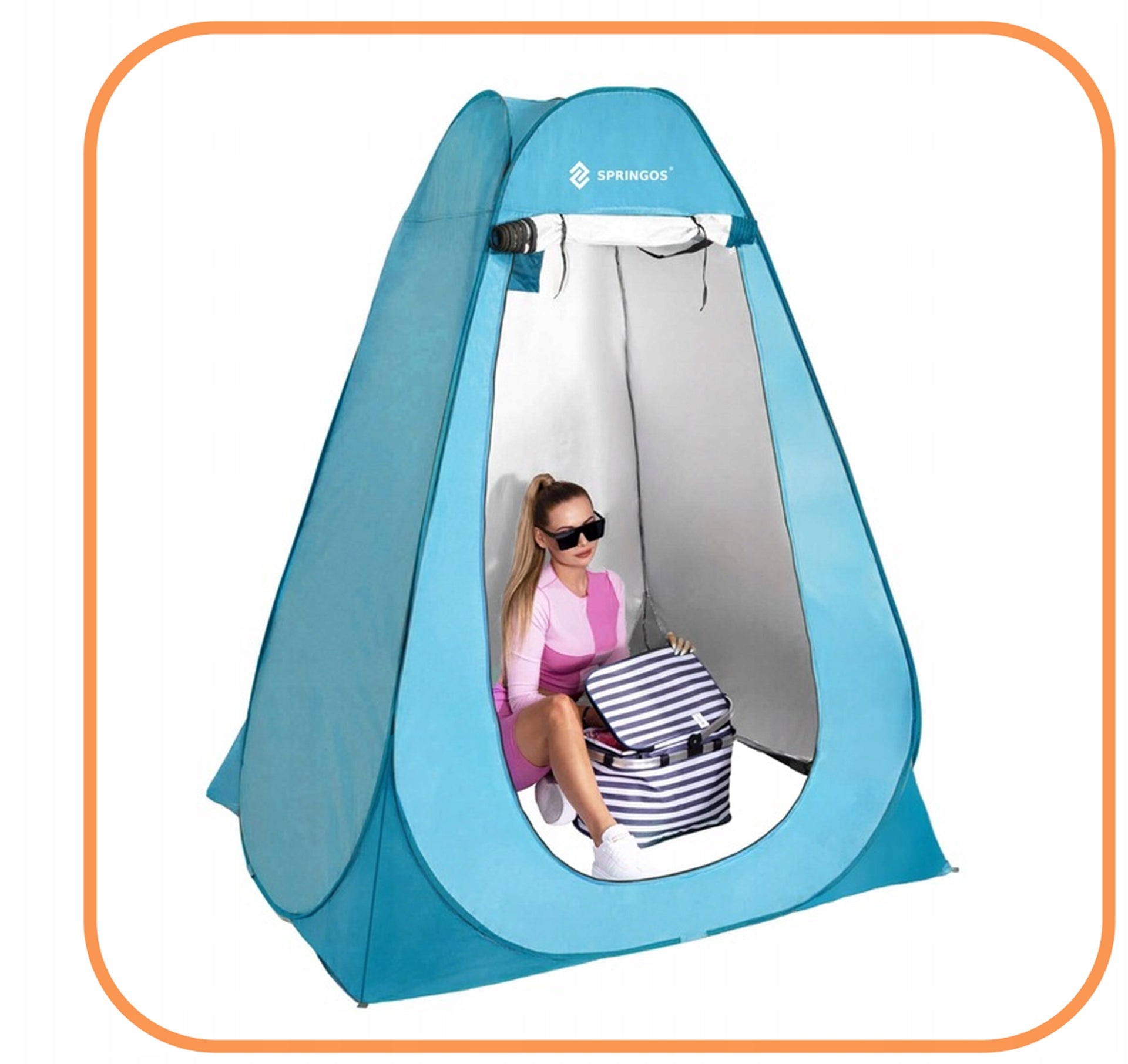 SHOWER TENT TOILET CHANGING ROOM PORTABLE CAMPING BEACH Type single layer (without flysheet)