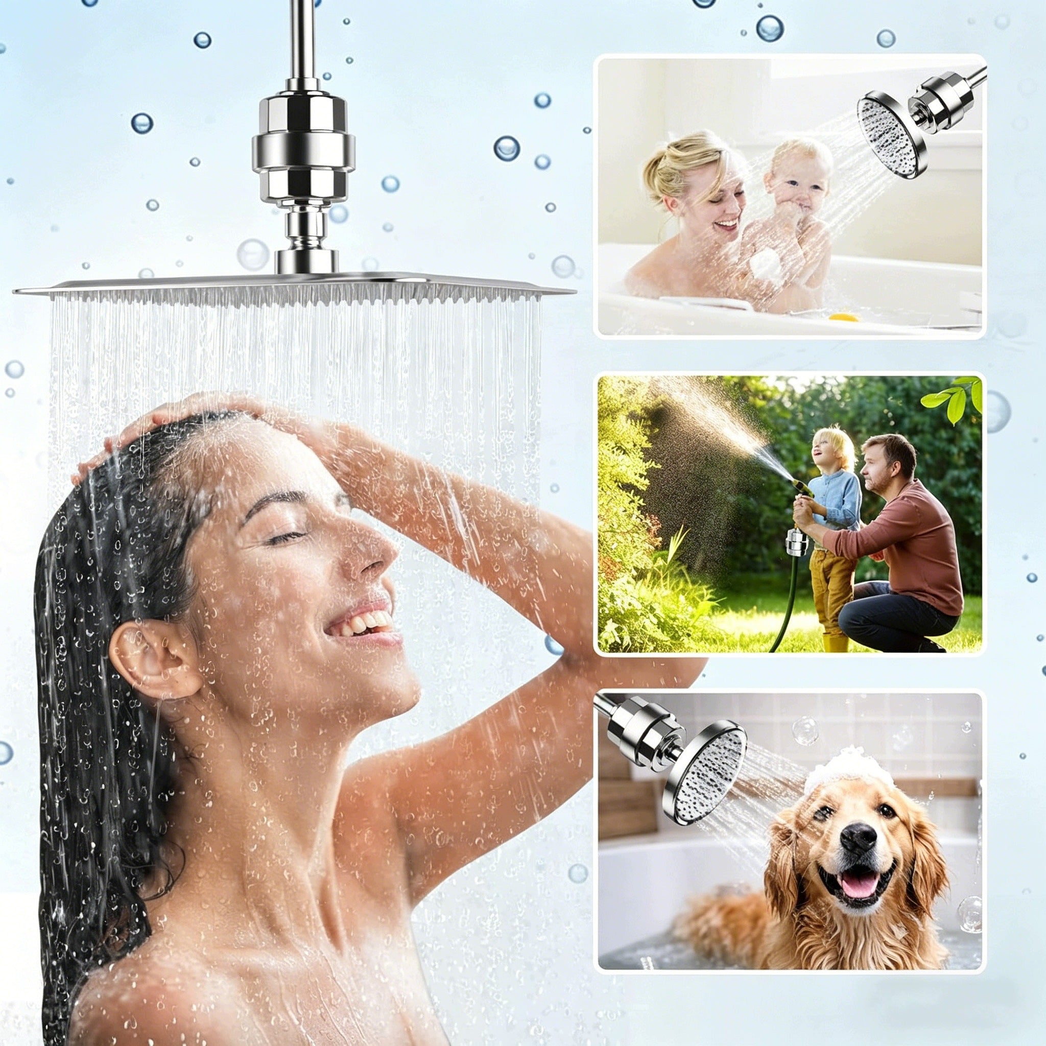 SHOWER WATER FILTER BATHTUB FAUCET G1/2 SOFT WATER Brand no brand