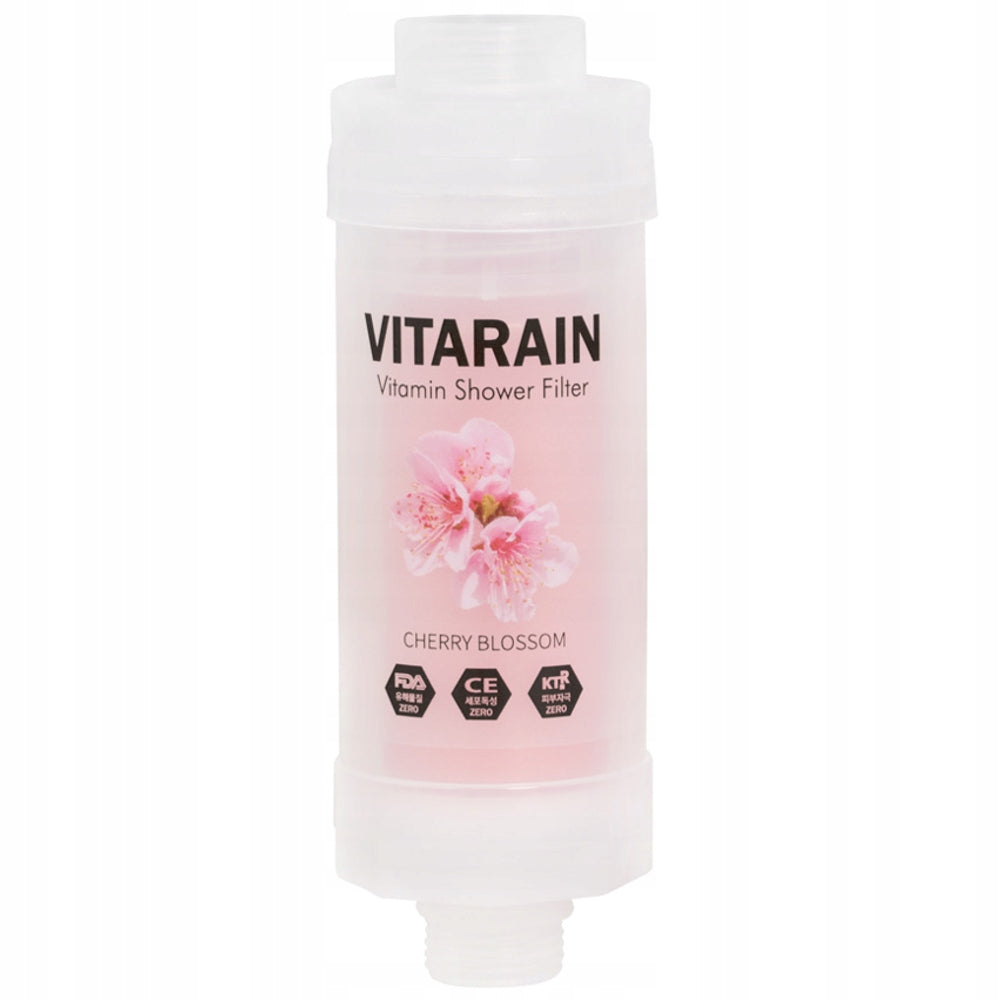 SHOWER WATER FILTER WITH VITAMIN C VITARAIN Cherry blossom MADE IN KOREA Manufacturer code SW-07 KWIAT WIŚNI