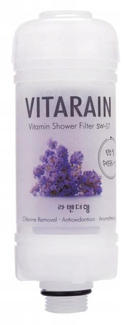 SHOWER WATER FILTER WITH VITAMIN C VITARAIN LAVENDER MADE IN KOREA Manufacturer code SW-07