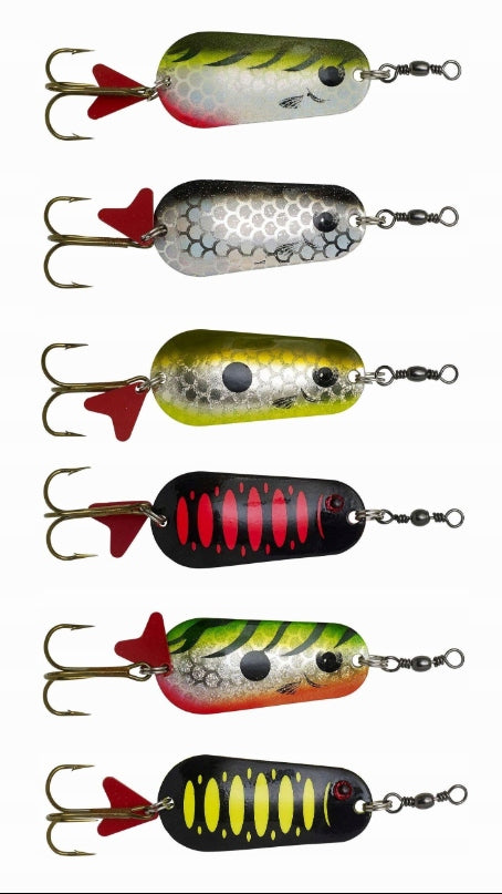 SHUTTLE EFFZETT STANDARD SPOON 6,5cm-30g color HOLO BLACK for PIKE Manufacturer code 69606