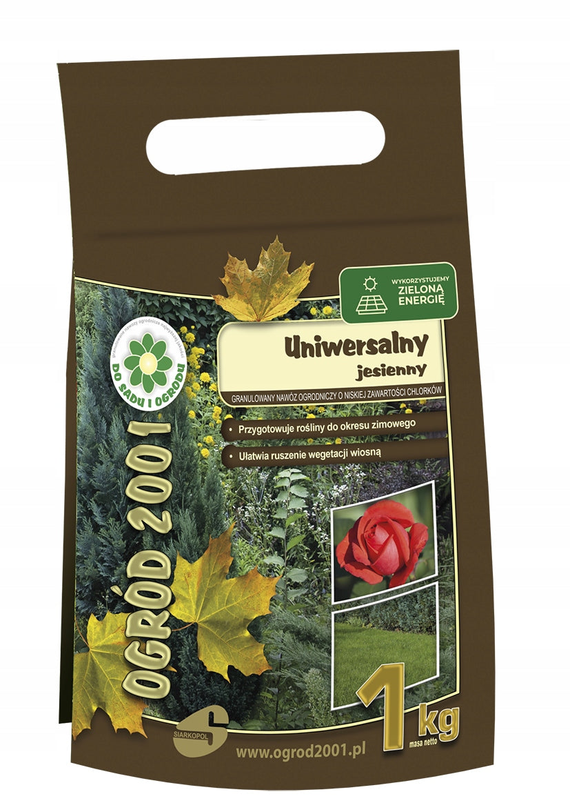 SIARKOPOL UNIVERSAL AUTUMN FERTILIZER FOR GRASS BUSH TREES GARDEN 1KG