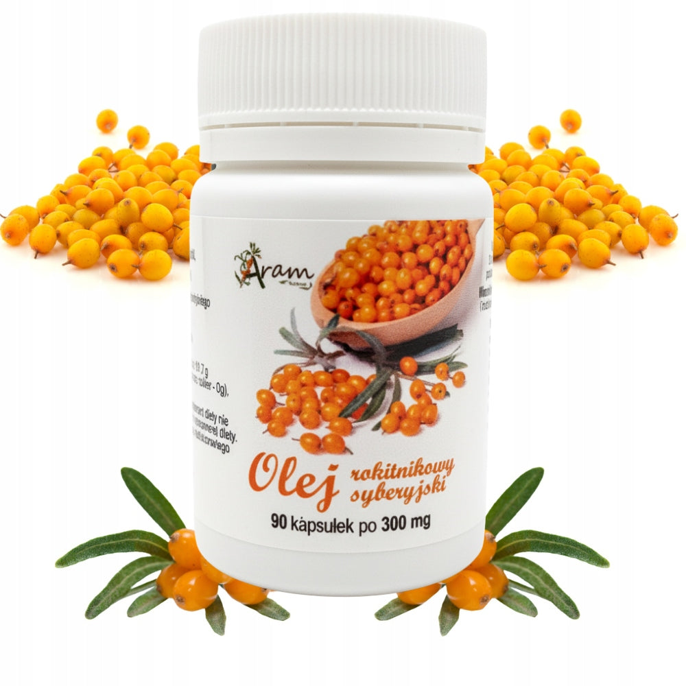 SIBERIAN SEA BUCKTHORN SEA BUCKTHORN OIL ARAM NATURA 300 mg 90 caps
