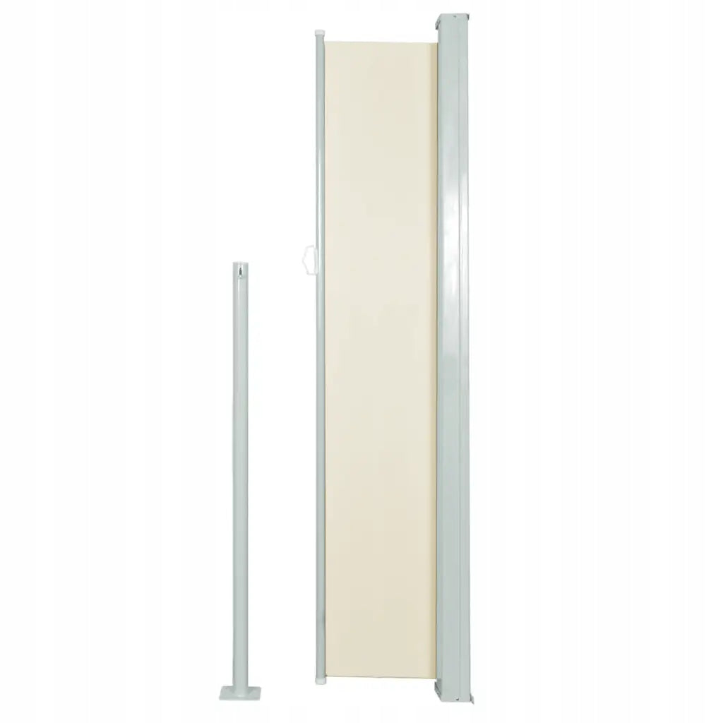 SIDE AWNING EMBROIDERED TERRACE BALCONY 120X500 CM CREAM WATERPROOF UV Diameter/width 0 cm