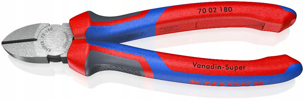 SIDE CUTTING PLIERS COMFORT 180MM COATED 70 02 180 KNIPEX