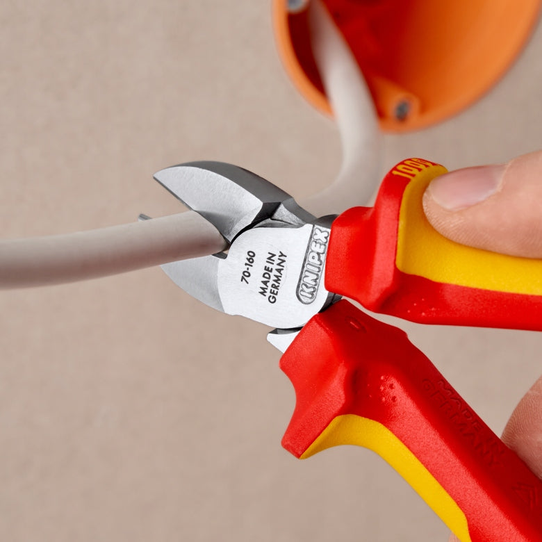 SIDE CUTTING PLIERS ISOLATION 160MM 70 26 160 KNIPEX Length 160 mm