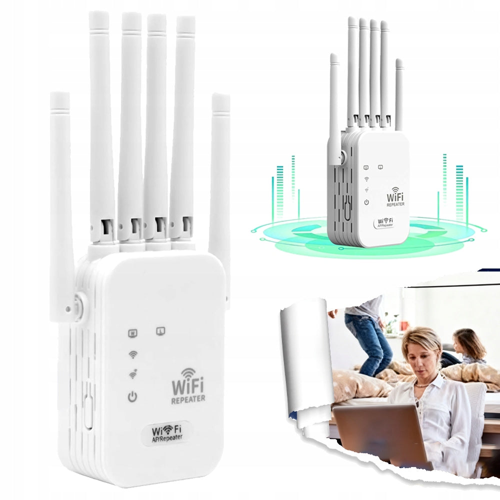 SIGNAL AMPLIFIER REPEATER WIFI EXTERNAL REPEATER ACCESS POINT 300 MB