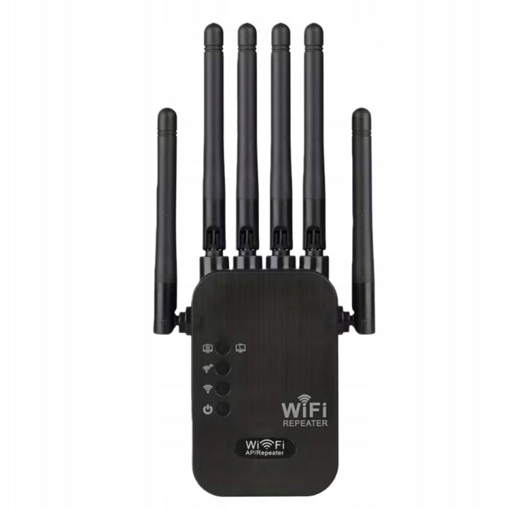SIGNAL AMPLIFIER WiFi NETWORK REPEATER POWERFUL 1200Mbps 2.4G+5GHz - 6 ANTENNAS Manufacturer no brand