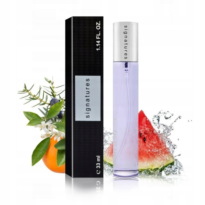 SIGNATURES MEN'S PERFUME FOR MEN AMBER WATERMELON CYPRESS JUNIPER 33ml