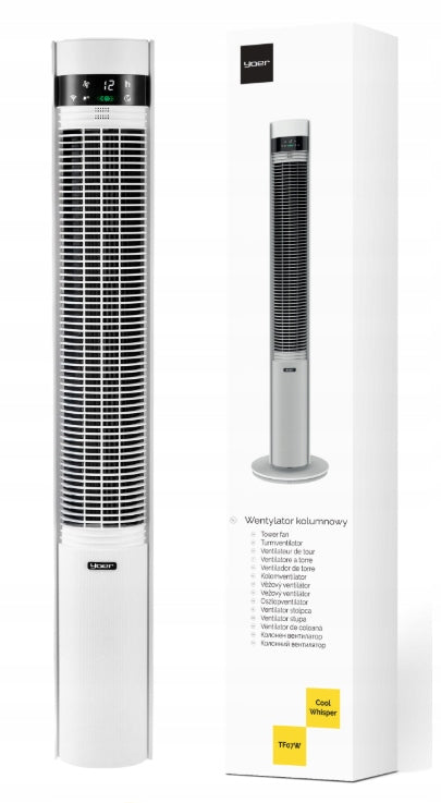 SILENT COLUMN FAN FLOOR FAN STANDING WIFI YOER + IONIZATION!