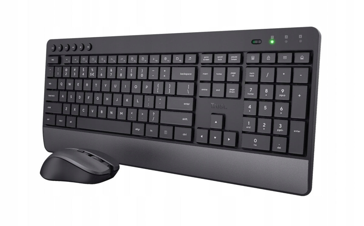 SILENT KEYBOARD + MOUSE SET TRUST TREZO