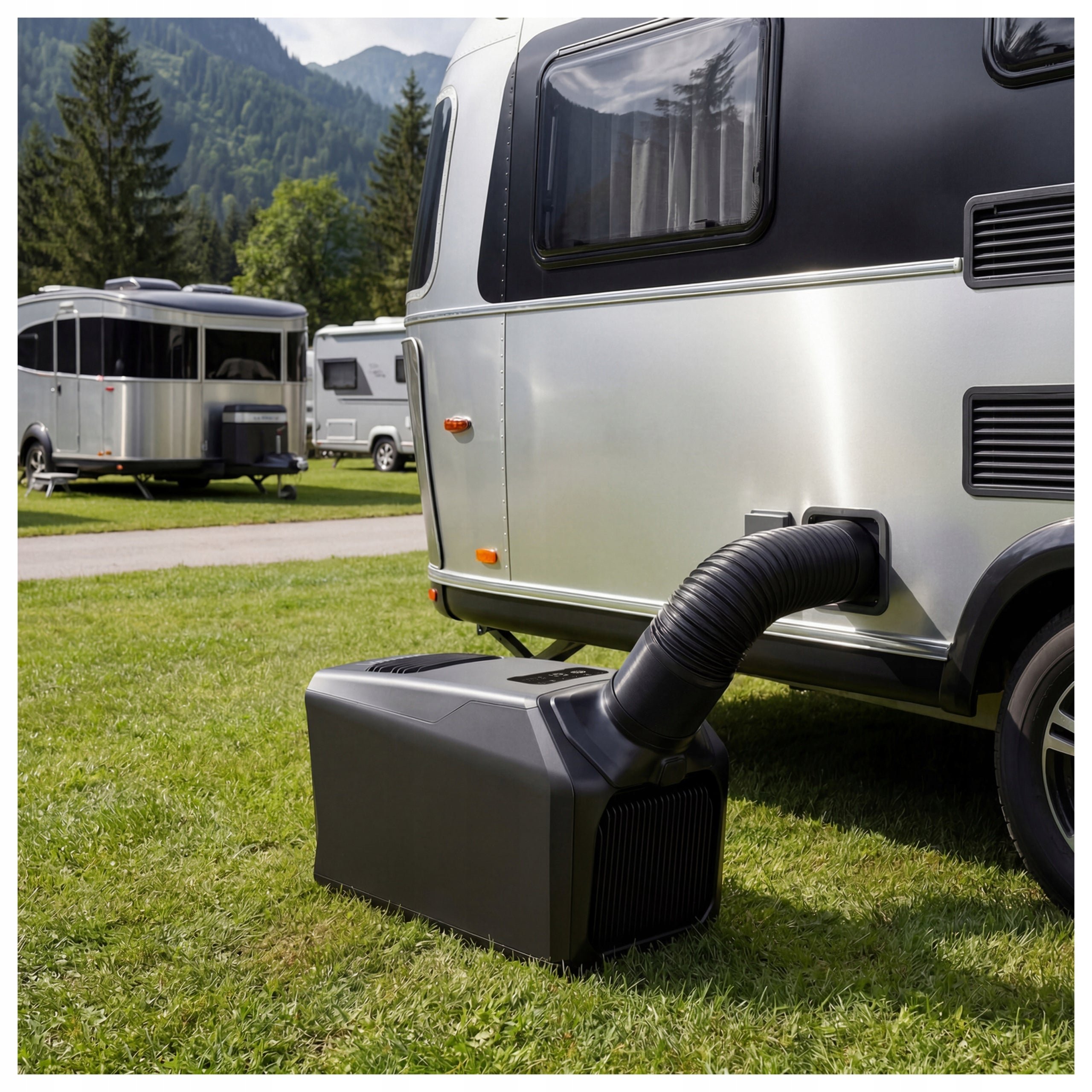 SILENT PORTABLE AIR CONDITIONER WELLTEC ACE2 PRO 2,1kW - TWO-PIPE FOR MOTORHOME Model ACE2 Pro
