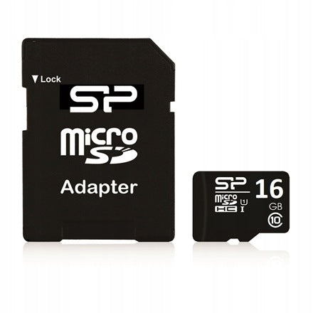 SILICON POWER | Flash Memory Card | 16 GB | microSDHC | Speed Class 1