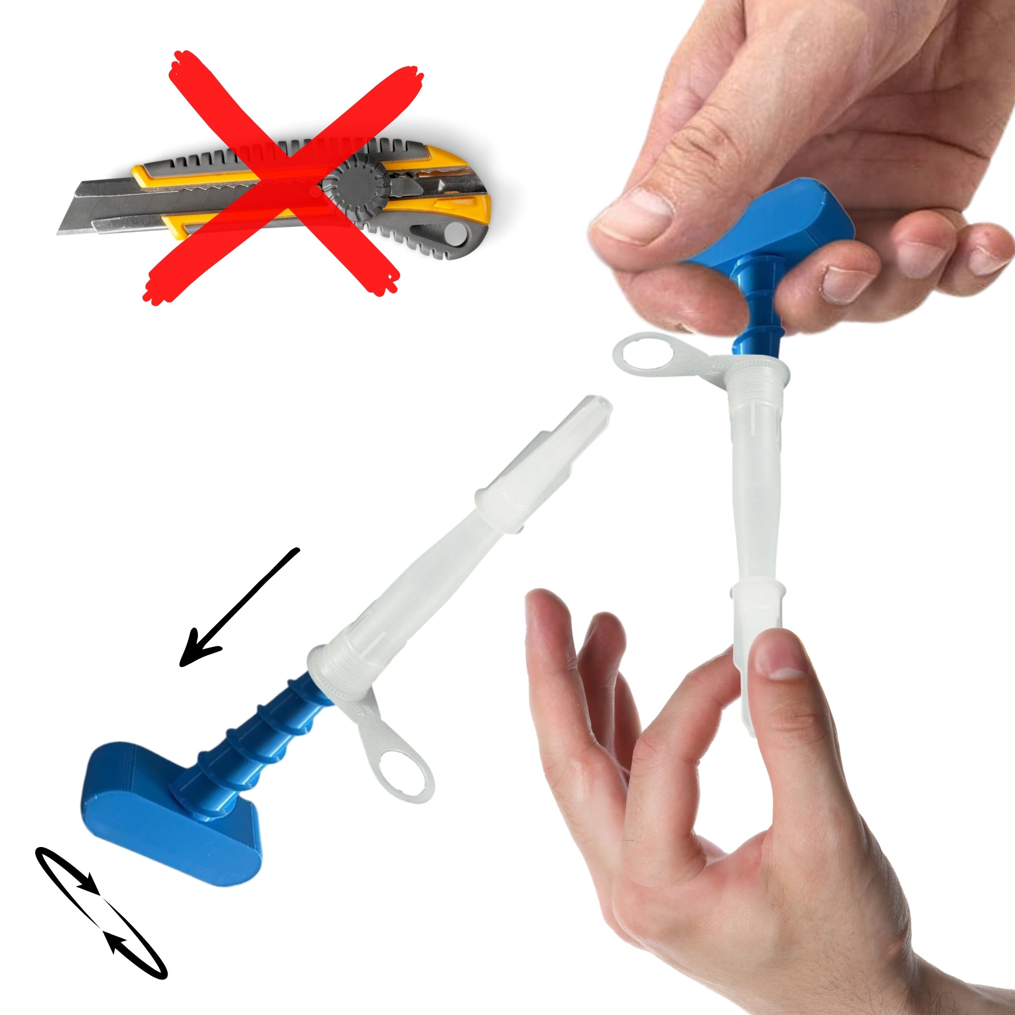 SILICONE AND GLUE NOZZLE CLEANING TOOL