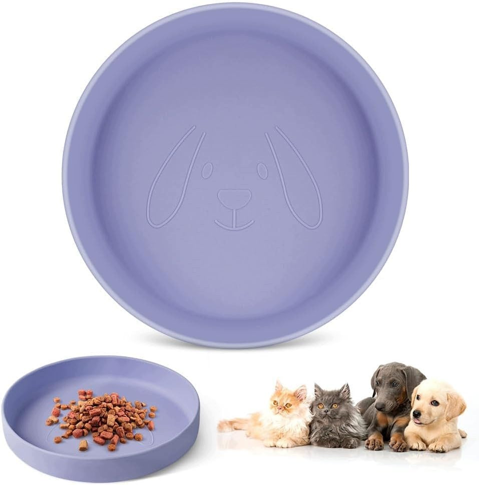 SILICONE BOWL FOR FEEDING ANIMALS 18CM NON-SLIP