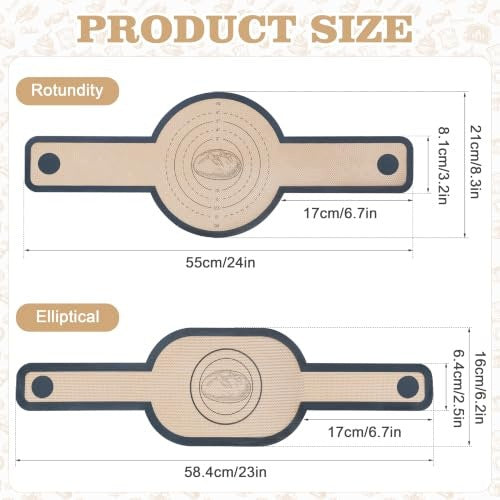 SILICONE BREAD MAT FOR DUTCH BAKERY SET OF 2 Manufacturer code SWC5908151510544