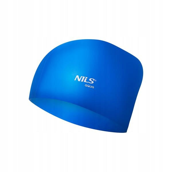 SILICONE CAP FOR LONG HAIR NILS AQUA blue