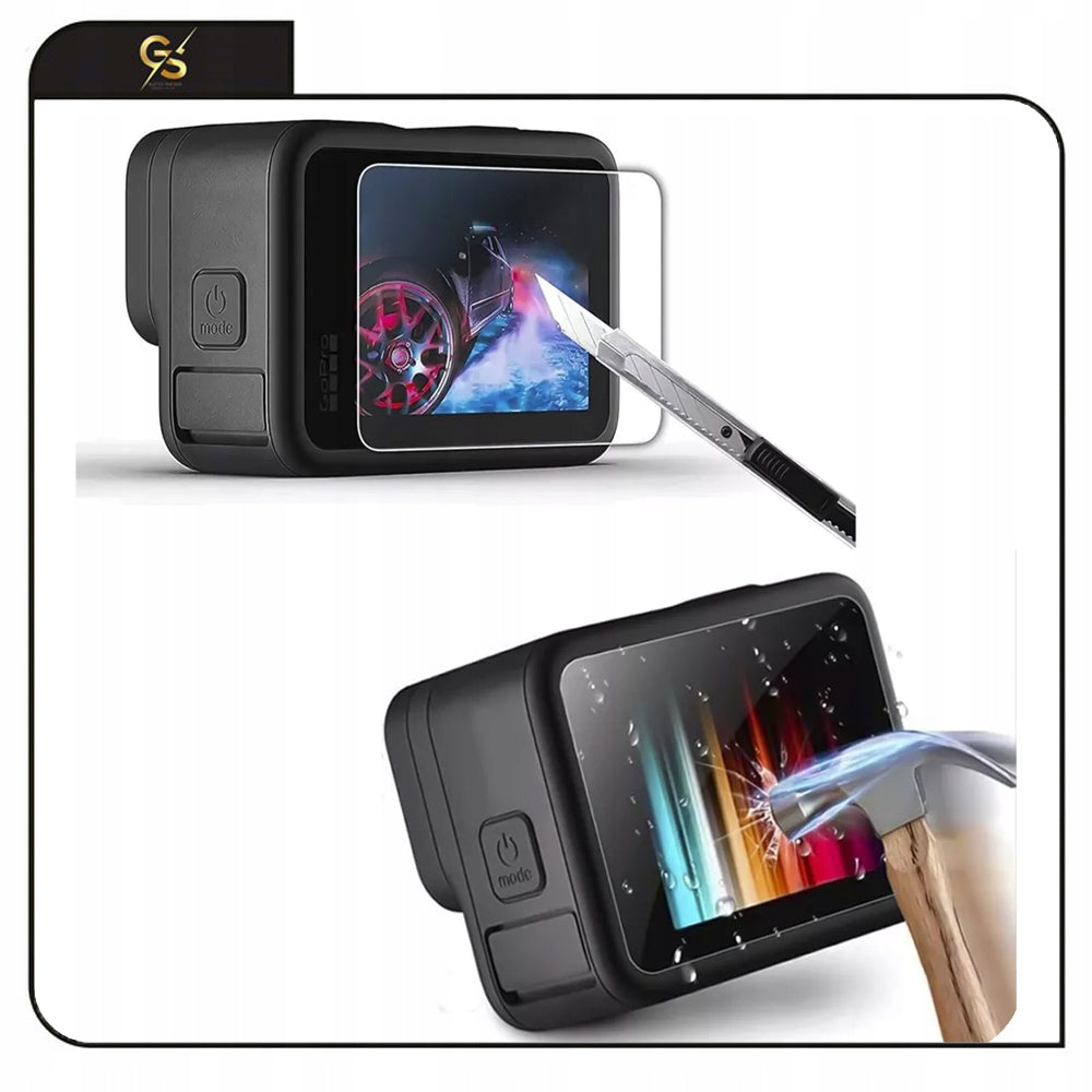 SILICONE CASE BLACK CASE + 9x TEMPERED GLASS FOR GOPRO HERO 13 12 11 Packaging status original