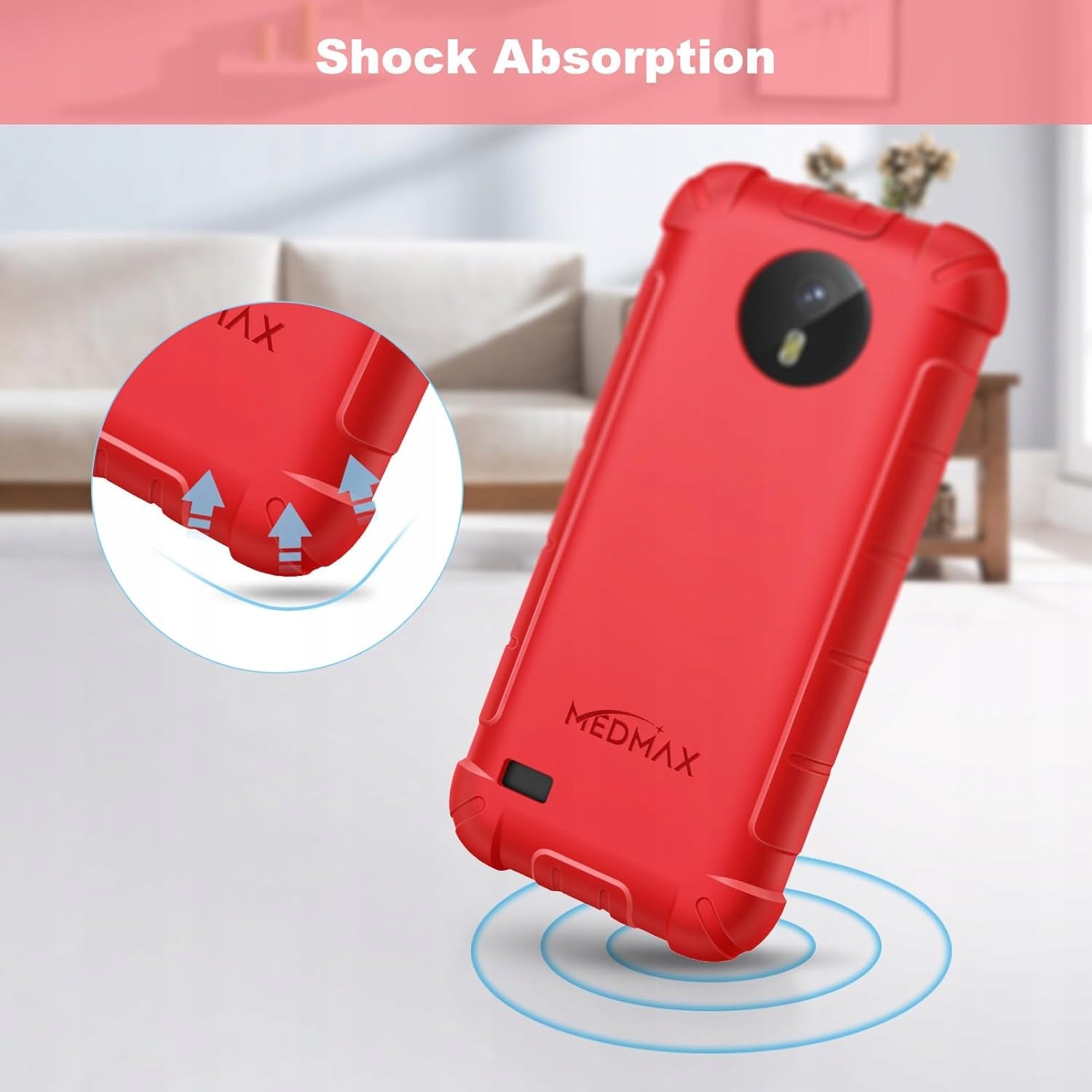 SILICONE CASE FOR OMNIPOD 5 RED NON-SLIP PROTECTION Medical device type accessories for a medical device or a product without an intended medical purpose