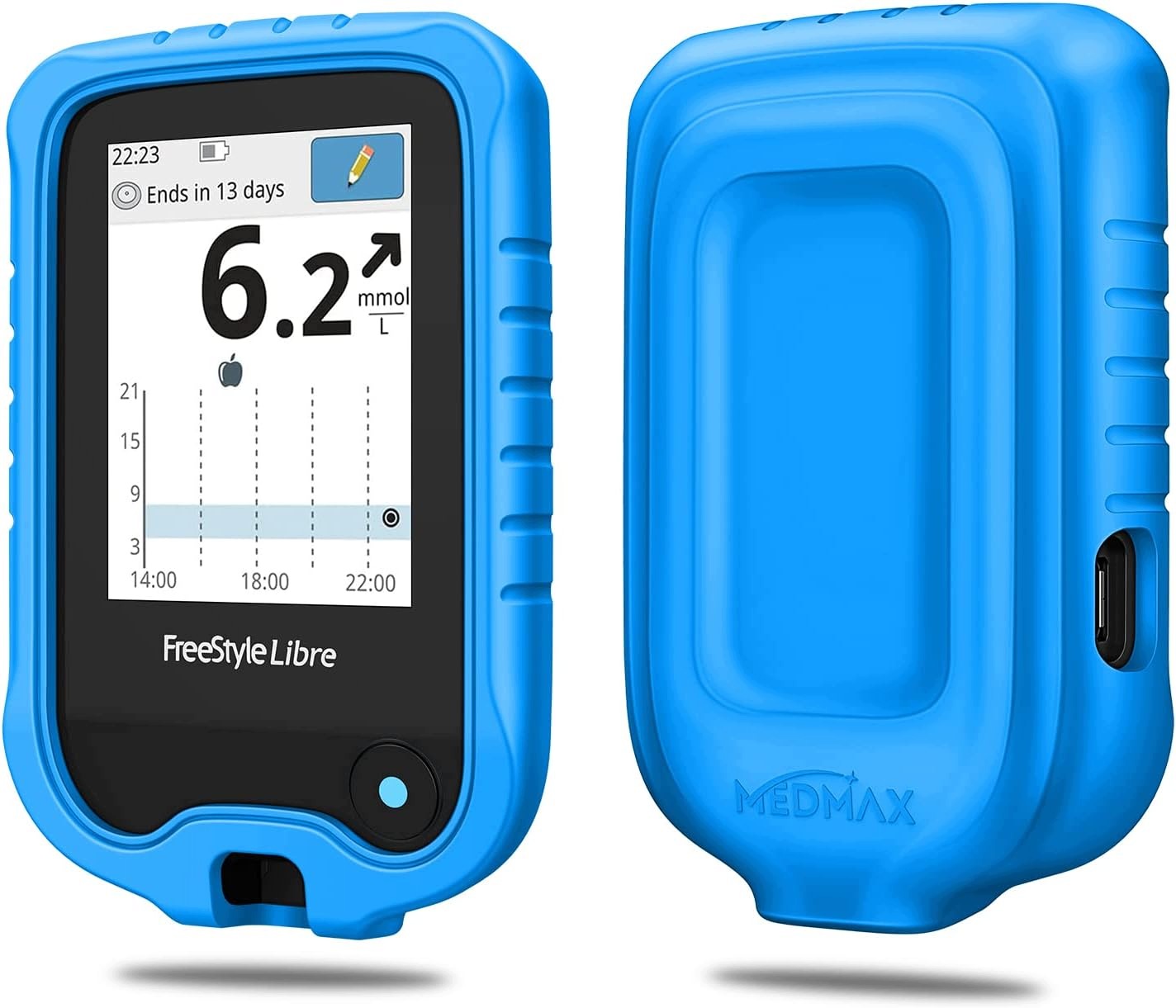 SILICONE CASE FREESTYLE LIBRE 3 2 READER BLUE PROTECTIVE