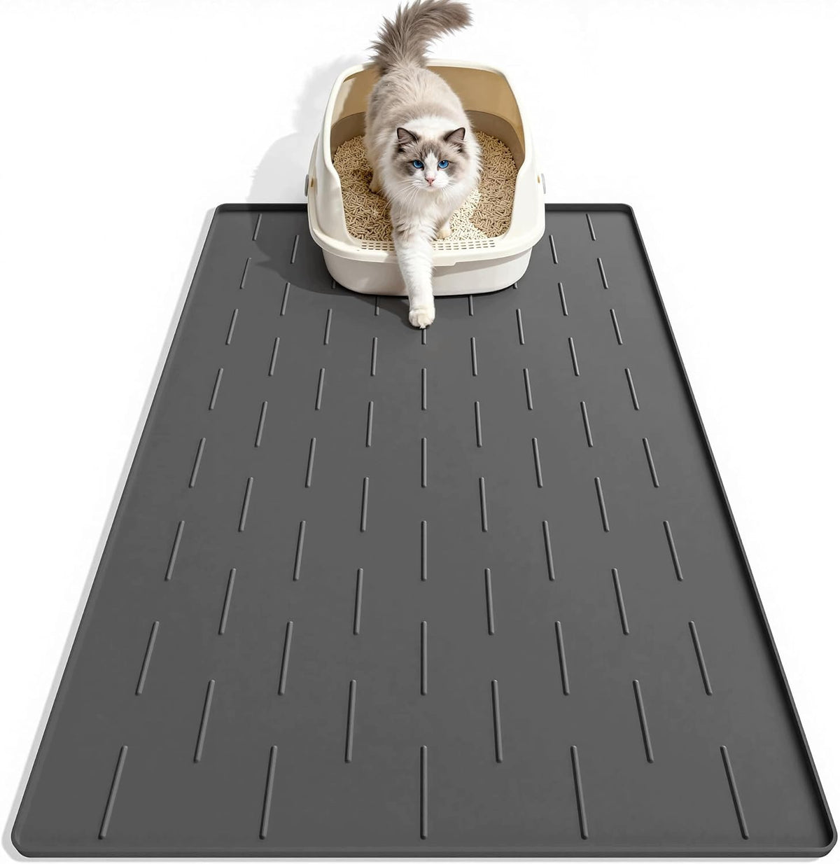 SILICONE CAT LITTER BOX MAT 86X56 CM WATERPROOF