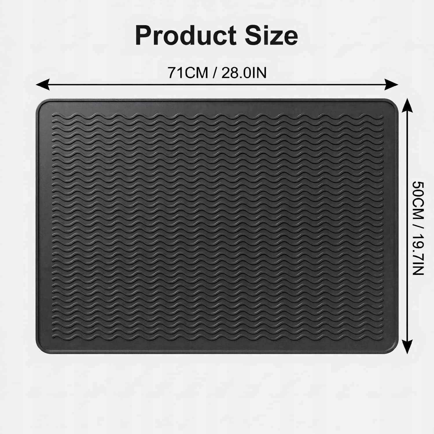 SILICONE COVER FOR CERAMIC AND INDUCTION HOB 71X51 CM Brand Mata