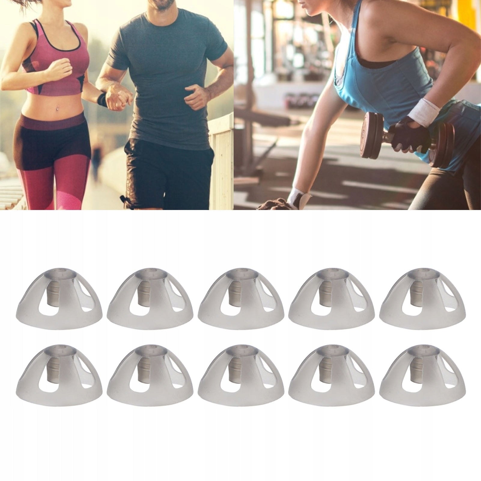 SILICONE EARBUDS FOR HEARING AID 10mm Packaging status original