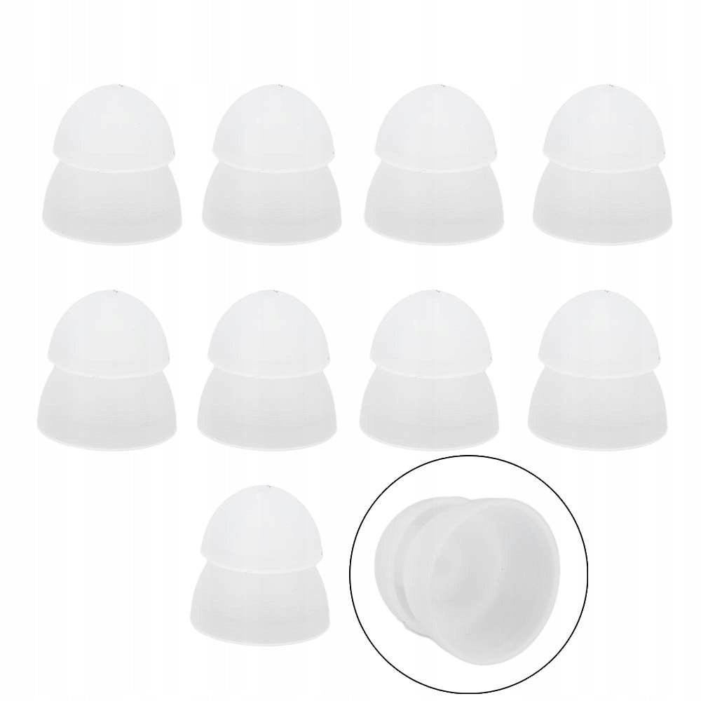 SILICONE EARBUDS FOR HEARING AID 8mm 10 PCS