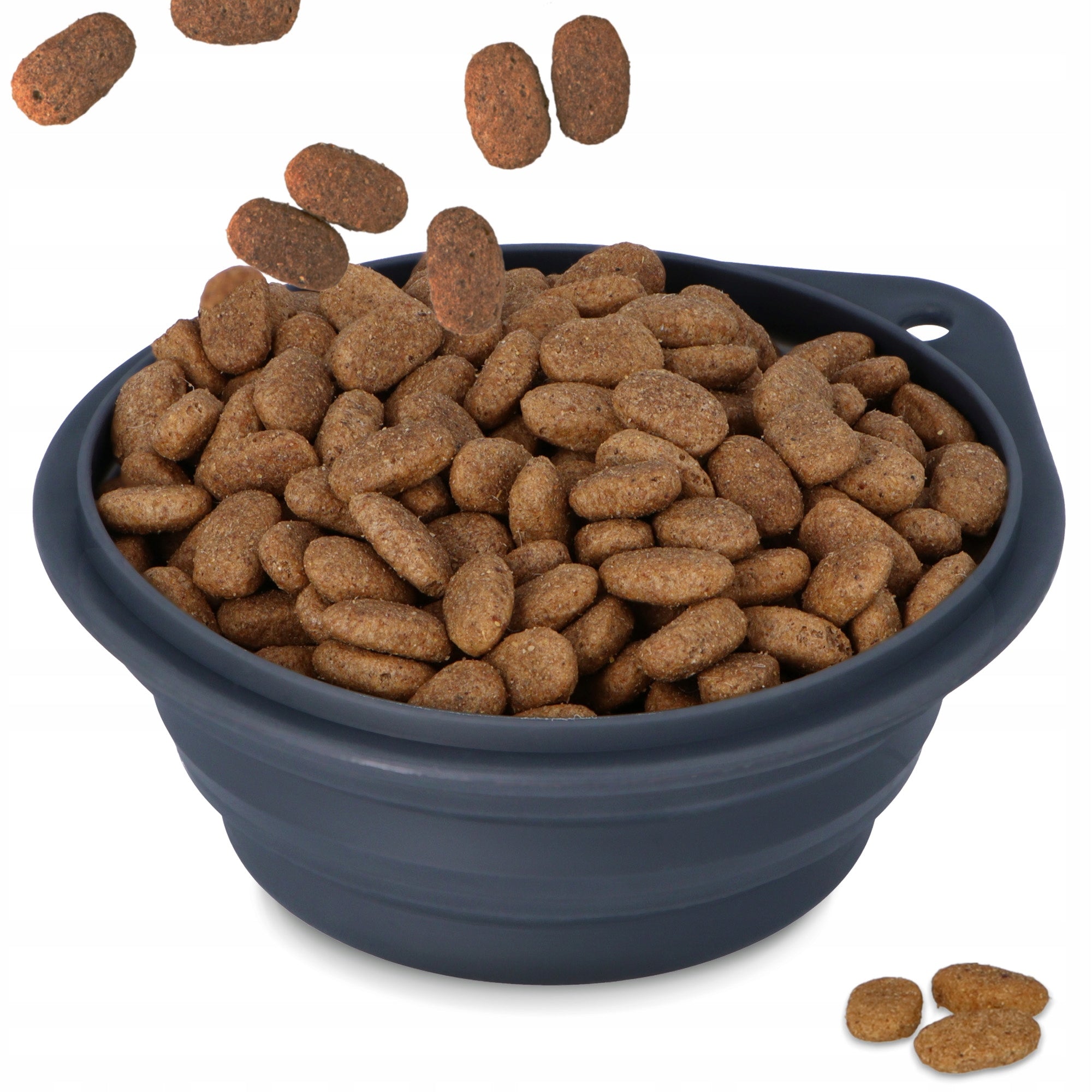 SILICONE FOLDING BOWL for CAT DOG 0,5 l TOURIST BOWL TRAVEL IZ Manufacturer code DZ010103008-V02