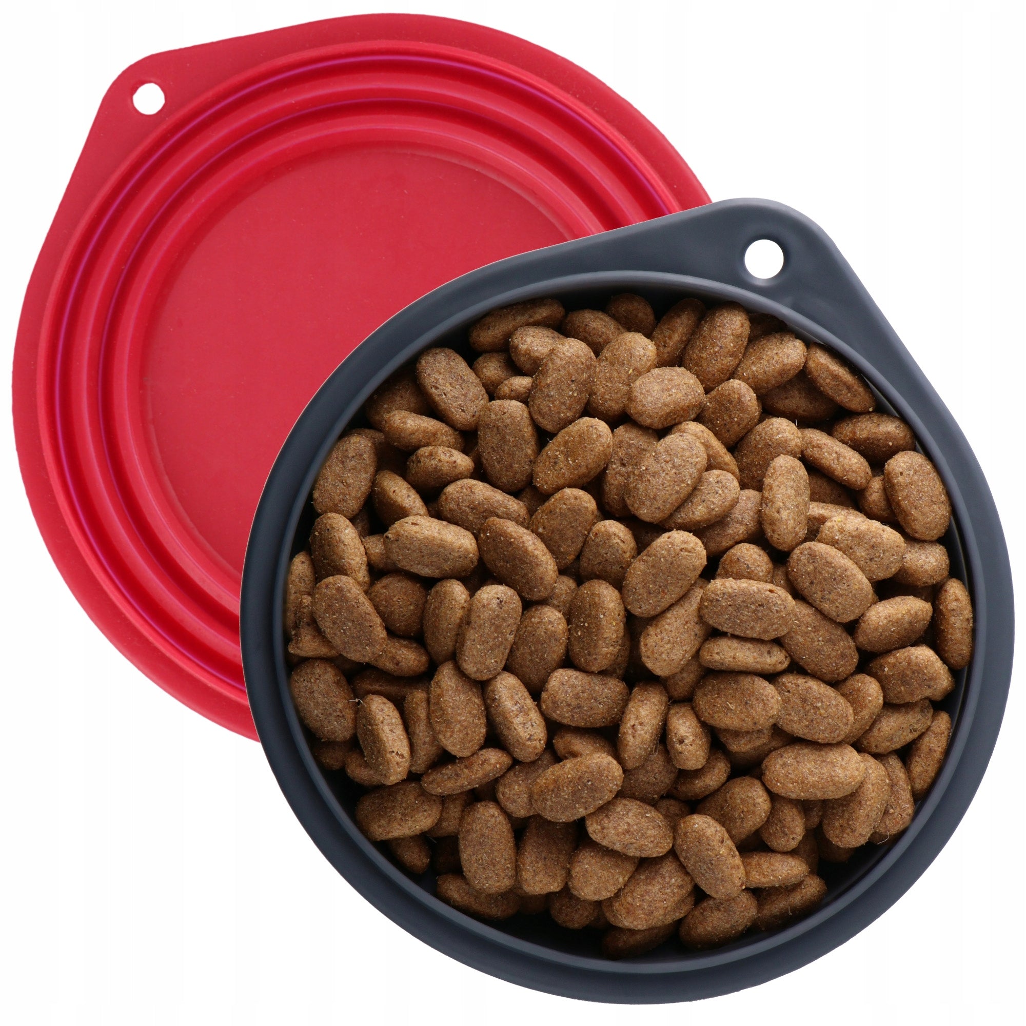 SILICONE FOLDING BOWL for CAT DOG 0,5 l TOURIST BOWL TRAVEL IZ Material silicone