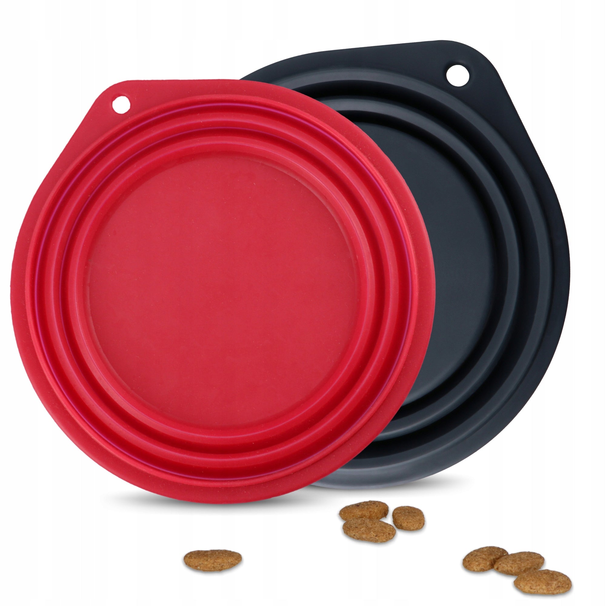 SILICONE FOLDING BOWL for CAT DOG 0,5 l TOURIST BOWL TRAVEL IZ Trade name Rozkładana miska podróżna na wodę, pokarm dla zwierząt