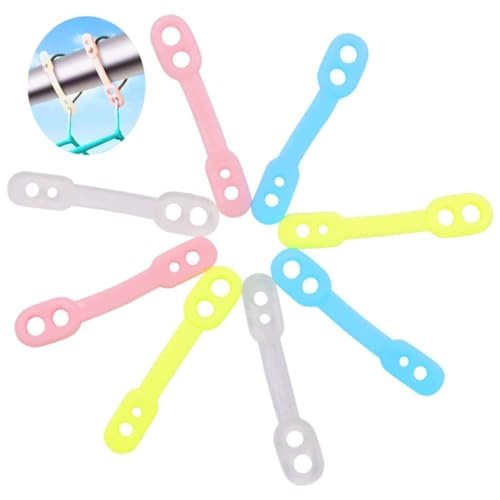 SILICONE HOOKS FOR WASHING NON-SLIP WINDPROOF SET OF 50 PIECES Brand no brand