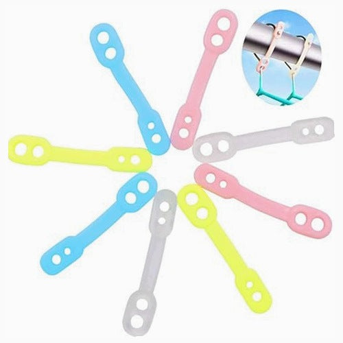 SILICONE HOOKS FOR WASHING NON-SLIP WINDPROOF SET OF 50 PIECES