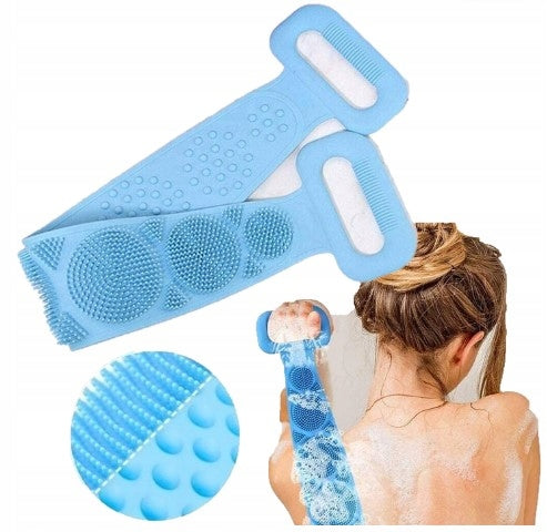 SILICONE MASSAGER WASHER BELT BRUSH FOR BACK WASHING MASSAGE MASSAGING