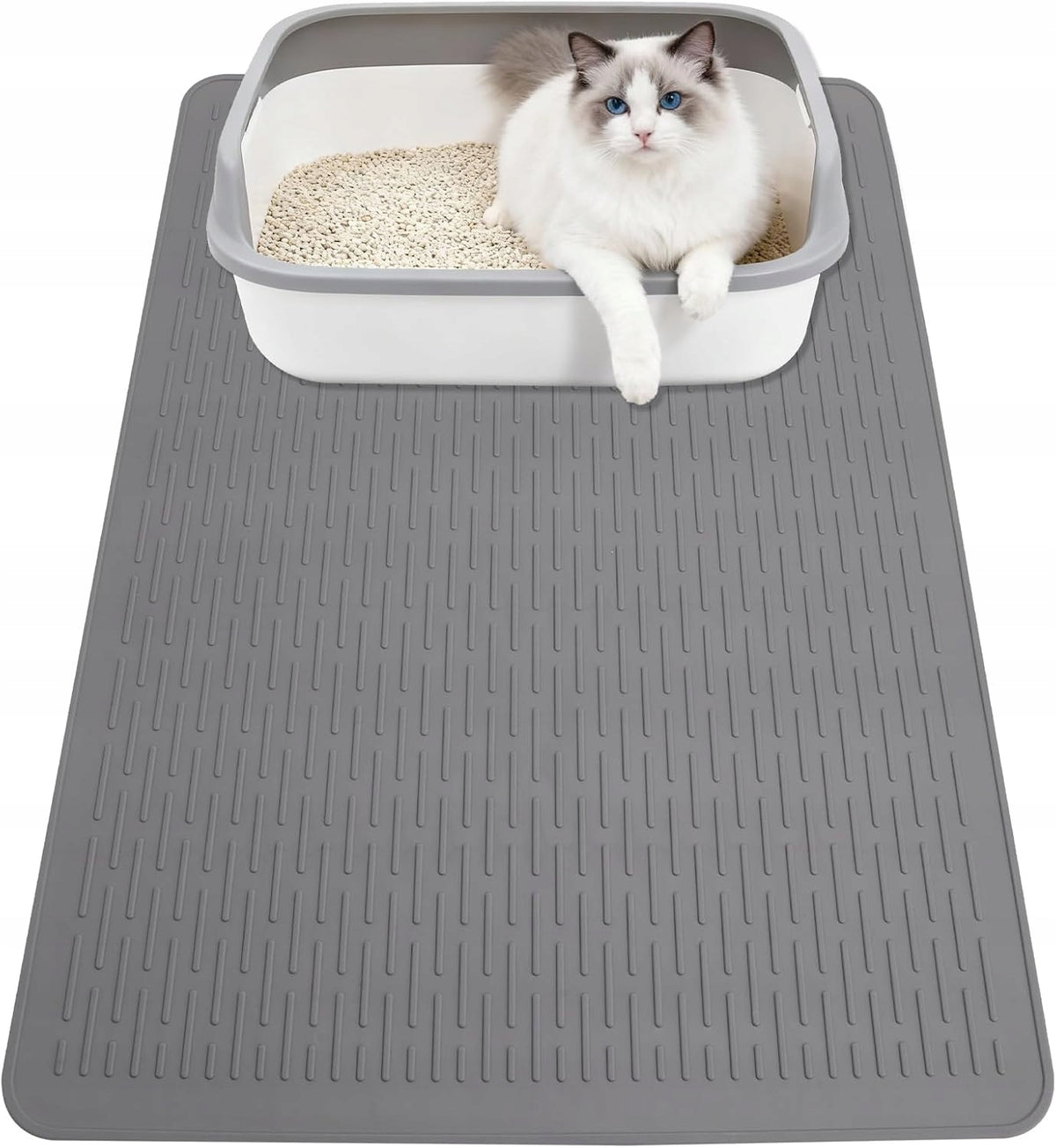 SILICONE MAT 70x50 CM UNDER LITTER BOX FOR CAT ANTI-SLIP