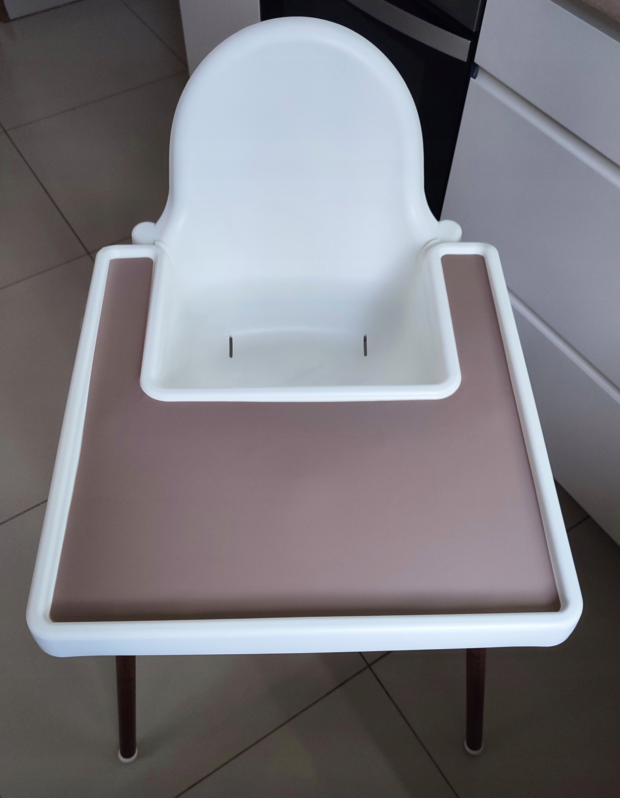 SILICONE MAT FOR CHAIR IKEA ANTILOP TRAY PAD TABLE BEIGE Brand NOWC